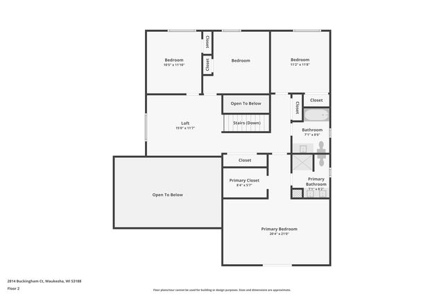 2814 Buckingham COURT, Waukesha, WI 53188