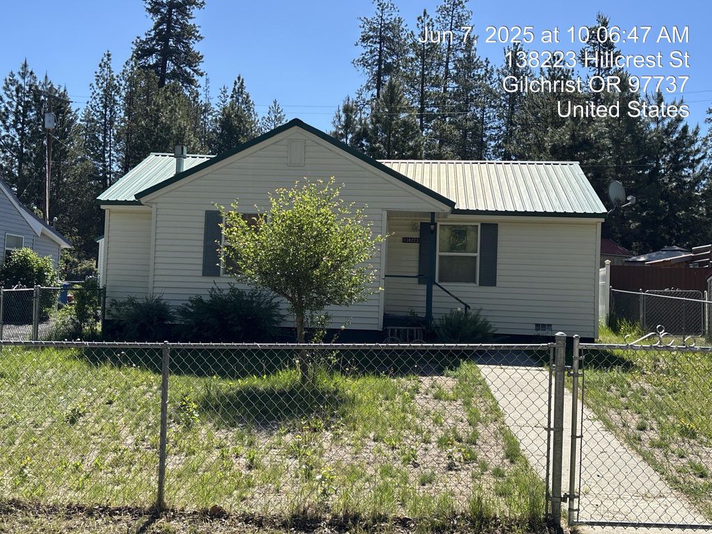 138223 Hillcrest Street, Gilchrist, OR 97737
