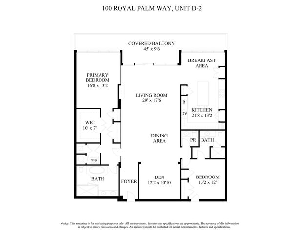 100 ROYAL PALM Way D2, Palm Beach, FL 33480