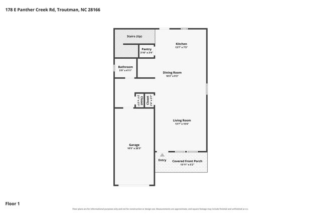 178 E Panther Creek Road, Troutman, NC 28166