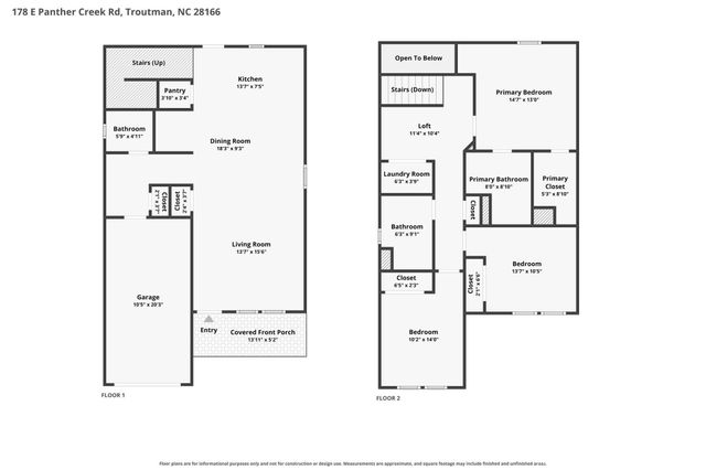 178 E Panther Creek Road, Troutman, NC 28166