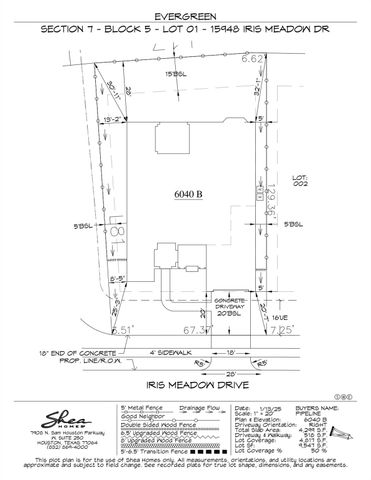 15948 Iris Meadow Drive, Conroe, TX 77302