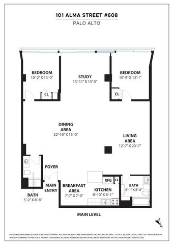 101 Alma Street 608, Palo Alto, CA 94301