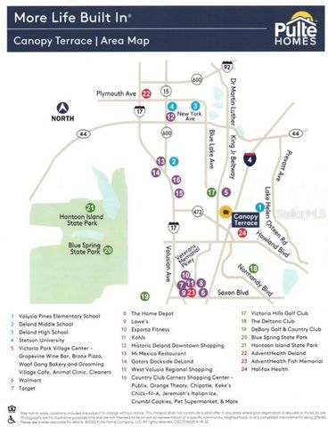 2004 CANOPY TERRACE BOULEVARD, Deland, FL 32724