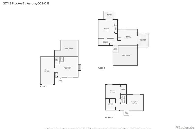 3074 S Truckee Street, Aurora, CO 80013