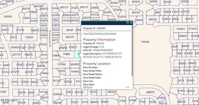 PN-360560 40 Horizon City Estates Lot 9, Horizon City, TX 79928