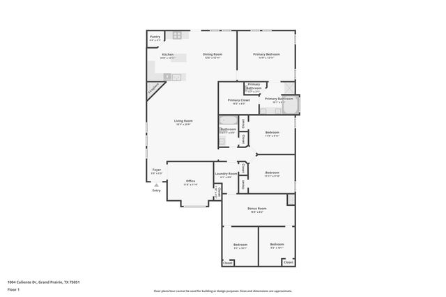 1004 Caliente Drive, Grand Prairie, TX 75051