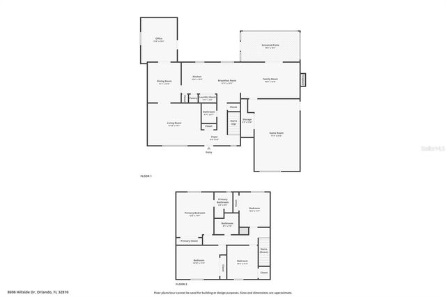 8698 HILLSIDE DRIVE, Orlando, FL 32810