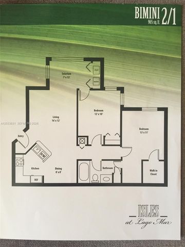 13060 Vista Isles Drive 222, Sunrise, FL 33325
