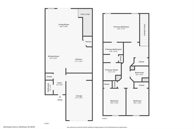 226 Harpers Run Lane, Matthews, NC 28104