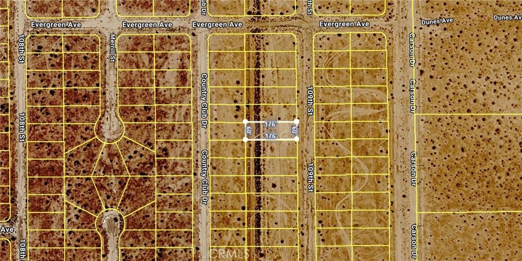 Image 17 of property listing at 0 109th Street near Evergreen Ave, California City, CA 93505