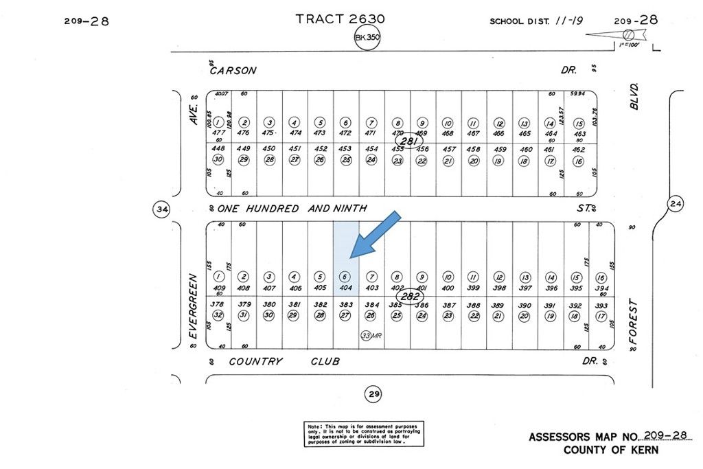 Image 24 of property listing at 0 109th Street near Evergreen Ave, California City, CA 93505