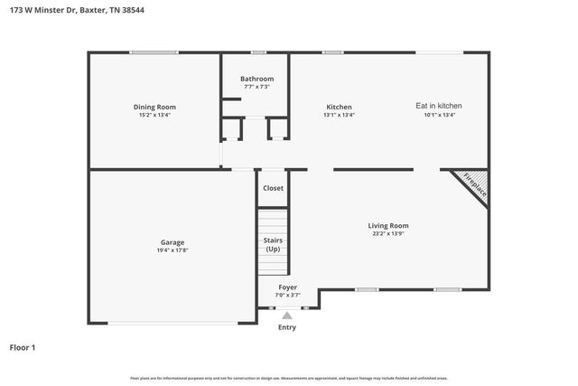 173 W Minster Dr, Baxter, TN 38544