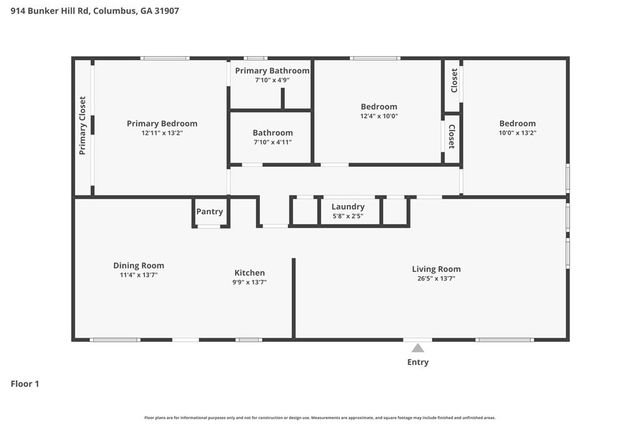 914 Bunker Hill Road, Columbus, GA 31907