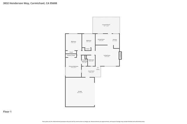 3832 Henderson Way, Carmichael, CA 95608