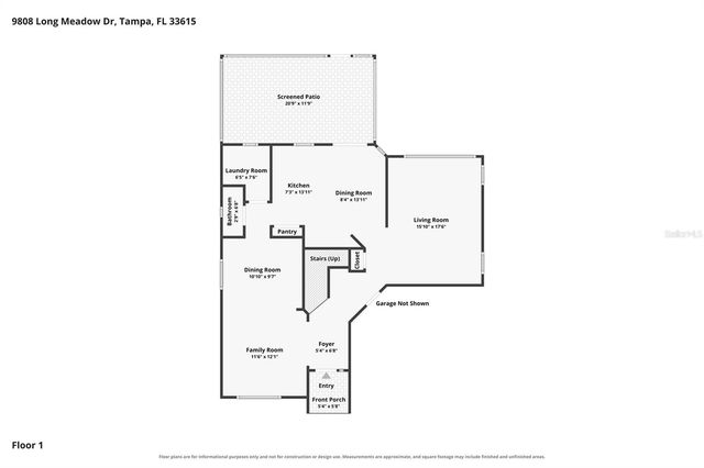 9808 LONG MEADOW DRIVE, Tampa, FL 33615
