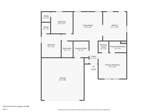3343 Poland Hill Road, Lafayette, IN 47909