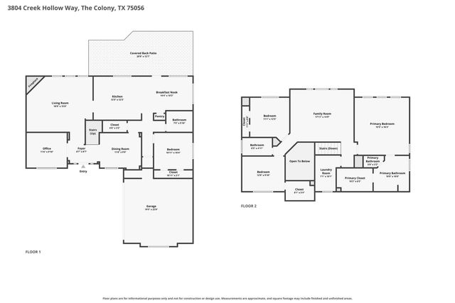 3804 Creek Hollow Way, The Colony, TX 75056