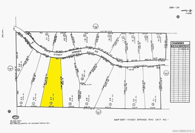 0 Honey Springs rd LOT 25 TR 6197, Jamul, CA 91935