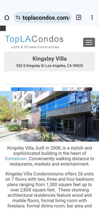 520 S Kingsley Drive 406, Los Angeles, CA 90020