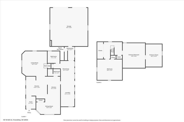 181 W 6th Street, Friendship, WI 53934