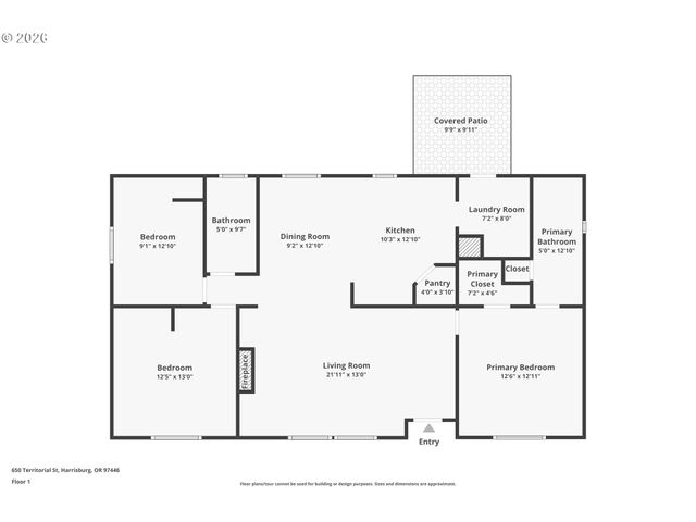 650 TERRITORIAL St, Harrisburg, OR 97446