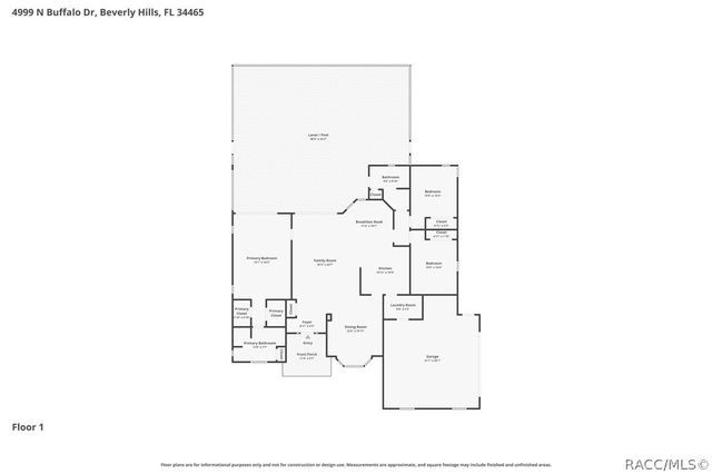 4999 N Buffalo Drive, Beverly Hills, FL 34465