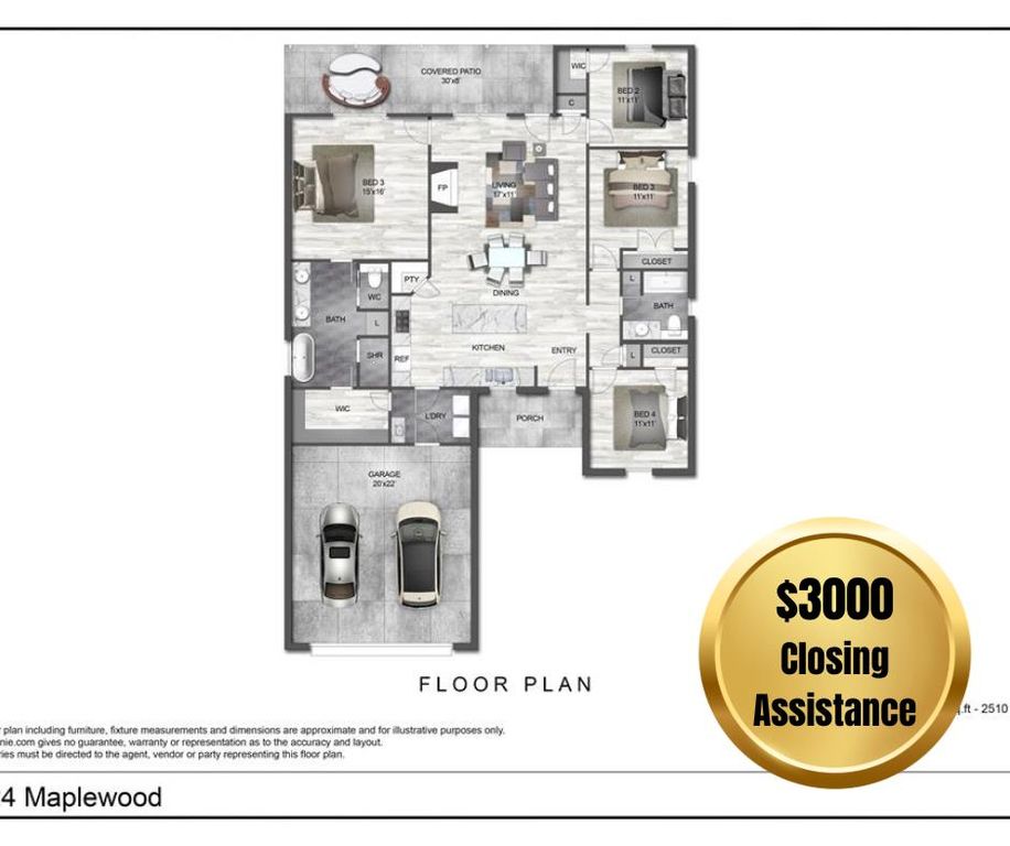 Image 1 of property listing at 3124 Maplewood Dr, San Angelo, TX 76904