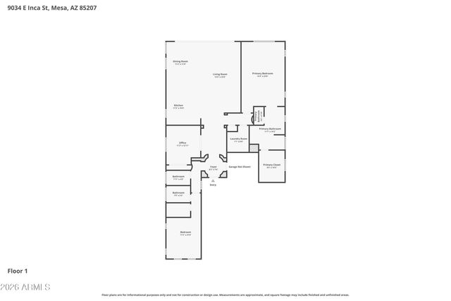 9034 E INCA Street, Mesa, AZ 85207