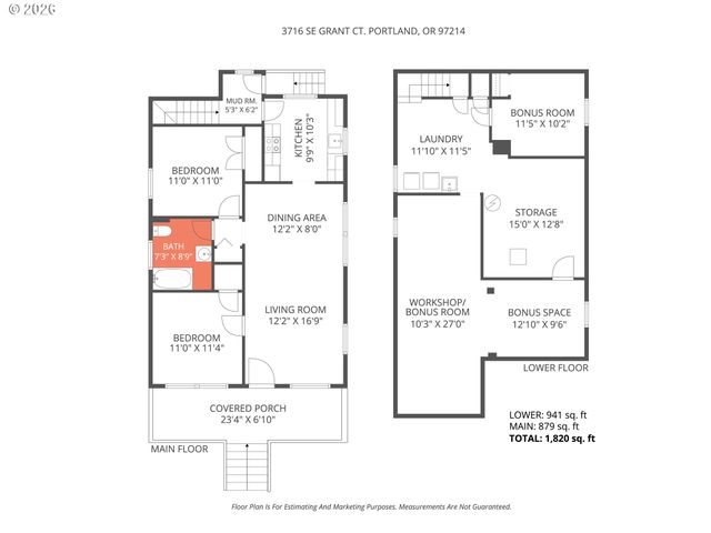 3716 Se GRANT Ct, Portland, OR 97214