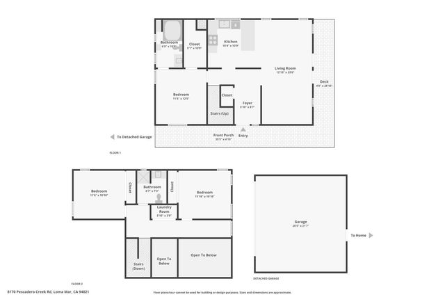 8170 Pescadero Creek Road, Loma Mar, CA 94021