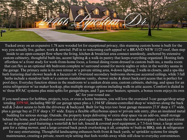 24466 Pipestem Drive, Magnolia, TX 77355