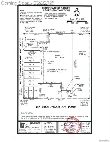 0005 Kunstman Road, Ray, MI 48096