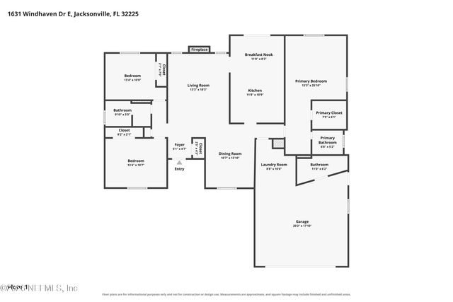 1631 WINDHAVEN Drive E, Jacksonville, FL 32225