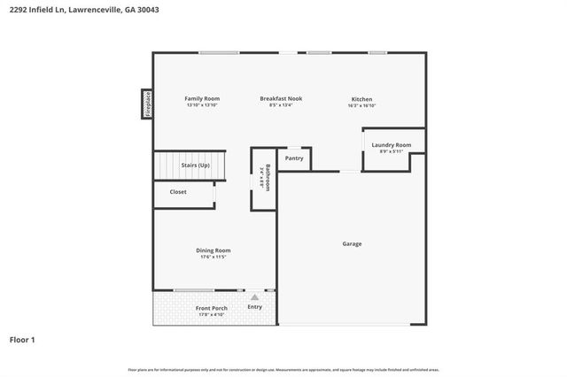 2292 Infield Lane, Lawrenceville, GA 30043