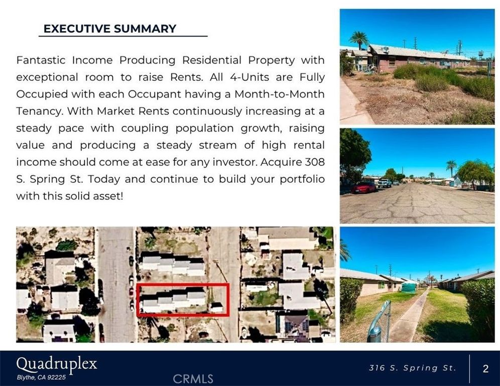 Image 4 of property listing at 316 S Spring Street, Blythe, CA 92225
