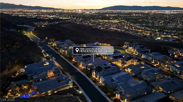 1996 Canyon Highlands Drive, Henderson, NV 89052