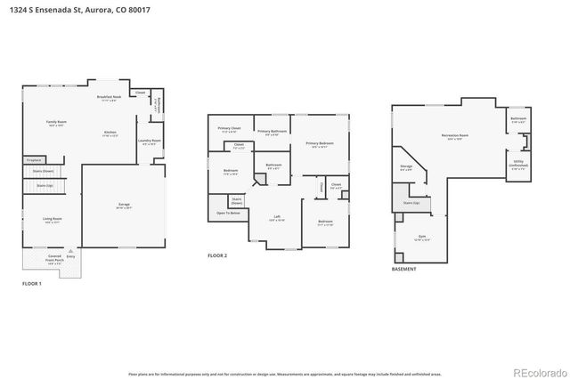 1324 S Ensenada Street, Aurora, CO 80017