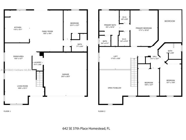 642 SE 37th Pl, Homestead, FL 33033