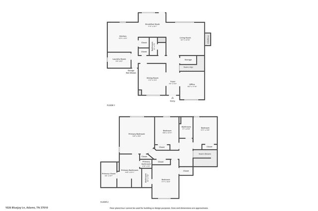 1026 Blue Jay Ln, Adams, TN 37010