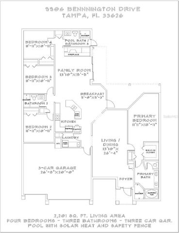 9906 BENNINGTON DRIVE, Tampa, FL 33626