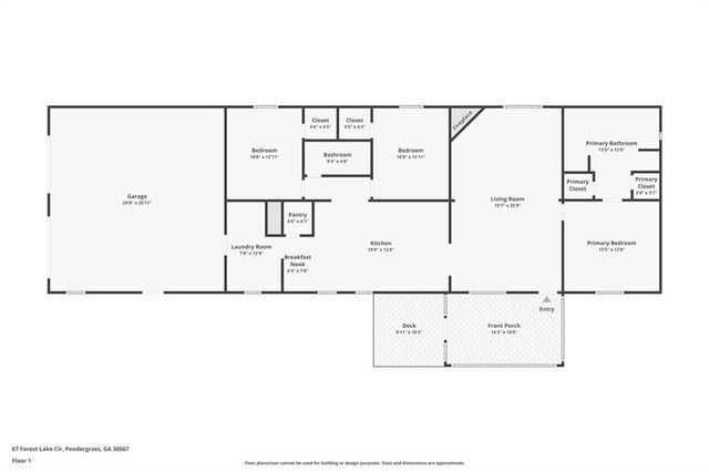 67 Forest Lake Circle Road, Pendergrass, GA 30567