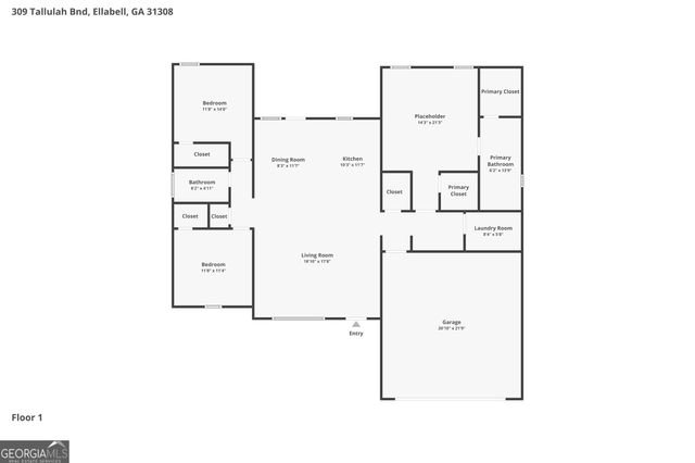 309 Tallulah Bend, Ellabell, GA 31308