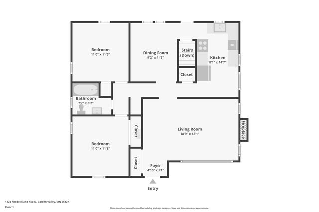 1124 Rhode Island Avenue N, Golden Valley, MN 55427