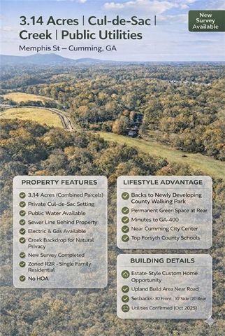 0 Memphis Street, Cumming, GA 30040