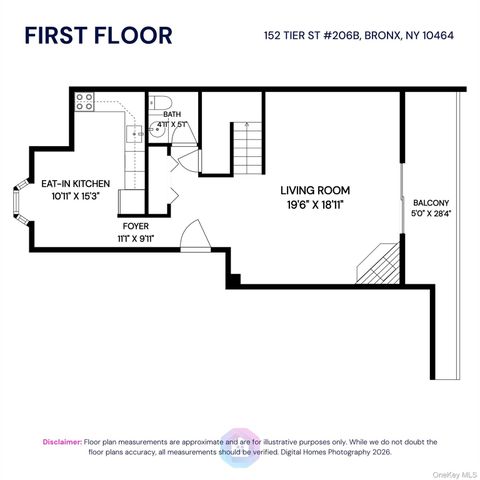 152 Tier Street 206B, Bronx, NY 10464