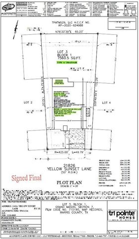 21826 Yellow Sunset Lane, Cypress, TX 77433