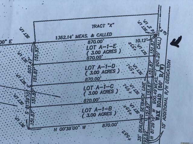 Lot A-1-E Wax Rd, Central, LA 70818