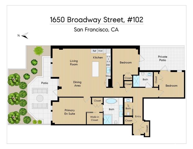 1650 Broadway Street 102, San Francisco, CA 94109