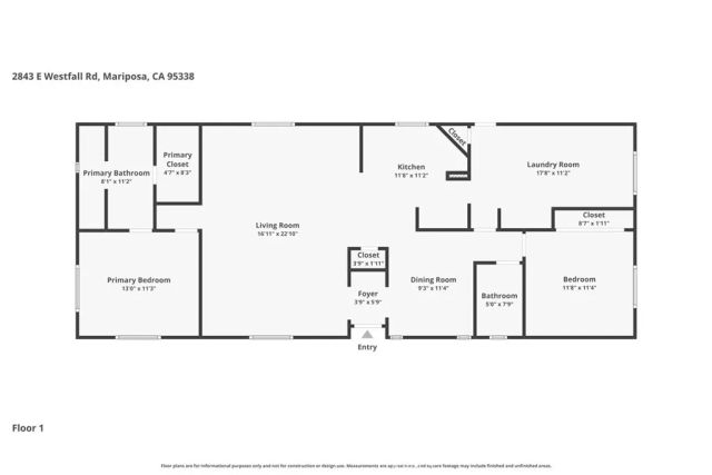 2843 E Westfall Road, Mariposa, CA 95338
